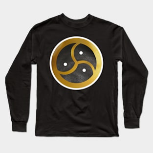 Triskelion Gold and Leather Long Sleeve T-Shirt